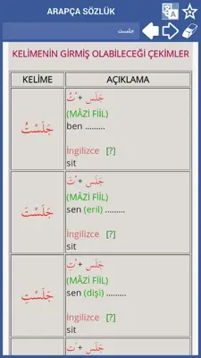 Arapça Türkçe Sözlük android App screenshot 11